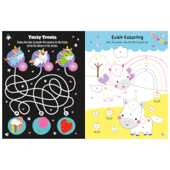 Glow in the Dark Unicorns Activity Book