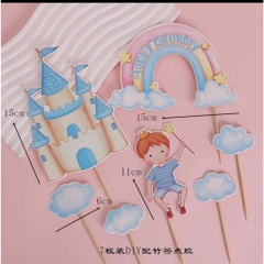 SET CẮM LÂU ĐÀI EM BÉ/ 10C