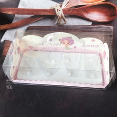 Set hộp mica khuôn Love/ 10 bộ