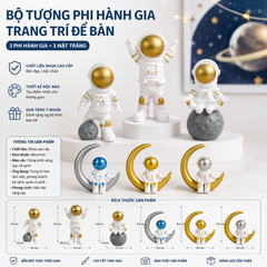 Mô Hình Phi Hành Gia Mini Trang Trí Bánh Kem