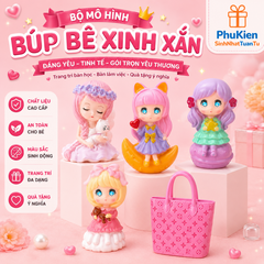 Mô Hình Búp Bê Xinh Xắn Trang Trí Bánh Kem