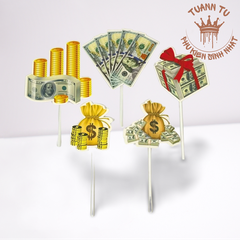 Set giấy: Tiền, đô la $3