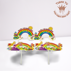 Set giấy: Cầu vòng 1-6