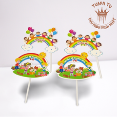 Set giấy: Cầu vòng 1-6 2