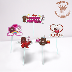 Set giấy:  Gấu thỏ