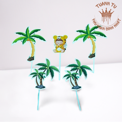 Set giấy: Cây dừa bé hổ