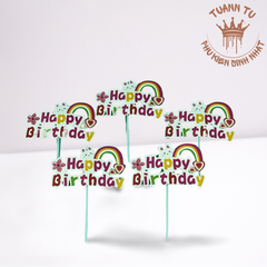 Set giấy: Cầu vòng HPBD