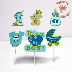 Set giấy: Thôi nôi bình sữa