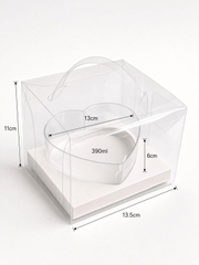 Hộp Mica đế khuôn tim/ 10c