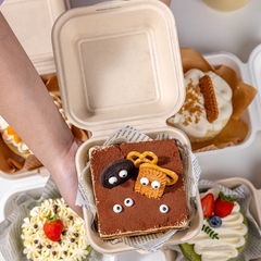 Hộp Bento/ Trắng 50c