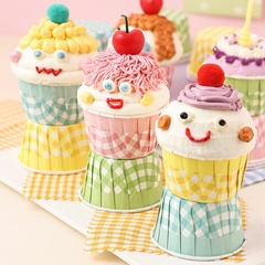 Cốc Cupcake caro/ 100c
