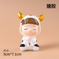 Mô Hình Em Bé Chibi Mini Trang Trí Bánh Kem
