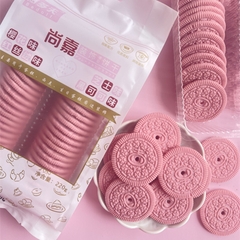 Bánh quy tròn/ Hồng