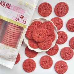 Bánh quy tròn/ Đỏ