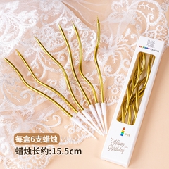 Hộp 100 Vỉ Nến Xoắn Dài Trang Trí Bánh Kem Sinh Nhật - Nến Xoắn Ốc Cao Cấp Nhiều Màu (600 Cây)