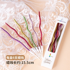 Hộp 100 Vỉ Nến Xoắn Dài Trang Trí Bánh Kem Sinh Nhật - Nến Xoắn Ốc Cao Cấp Nhiều Màu (600 Cây)