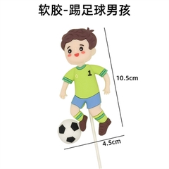 Bộ Phụ Kiện Bóng Đá Mini Trang Trí Bánh Kem