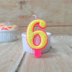 Nến Số Sinh Nhật 0-9 Trang Trí Bánh Kem | Hộp 20 Số