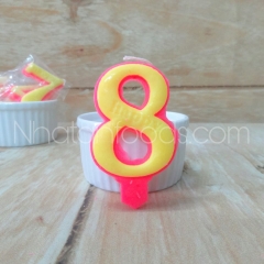 Nến Số Sinh Nhật 0-9 Trang Trí Bánh Kem | Hộp 20 Số