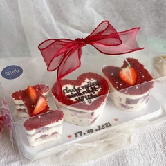 Set hộp mica khuôn I♥U/ 10 bộ