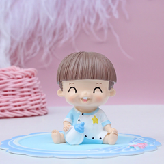 Mô Hình Em Bé Chibi Mini Trang Trí Bánh Kem