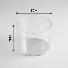 Set 10 Cốc Tròn, Tim, Vuông Đựng Bánh