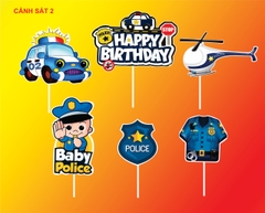 Set giấy: Bé trai cảnh sát 1