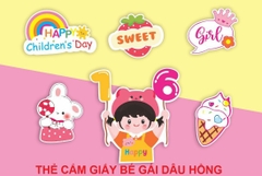 Set giấy: Bé trai gái 1-6
