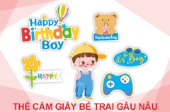 Set giấy: Bé trai gái