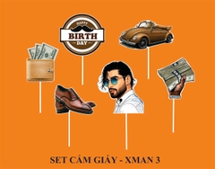Set giấy chủ đề Nam Trung Niên