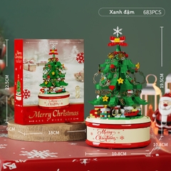 Quà tặng mô hình lắp ráp Hộp nhạc cây thông Noel quà tặng noel, quà tặng người yêu