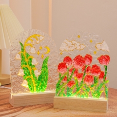 Quà tặng đèn ngủ hoa DIY bảng vẽ tặng sinh nhật, tặng người yêu