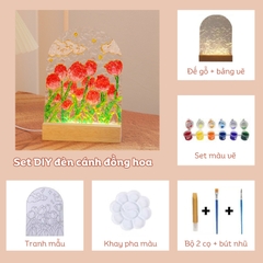 Quà tặng đèn ngủ hoa DIY bảng vẽ tặng sinh nhật, tặng người yêu