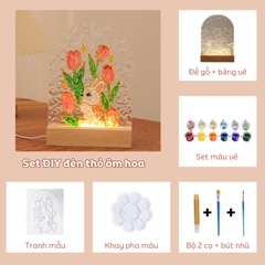 Quà tặng đèn ngủ hoa DIY bảng vẽ tặng sinh nhật, tặng người yêu