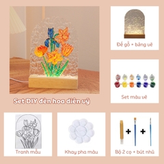 Quà tặng đèn ngủ hoa DIY bảng vẽ tặng sinh nhật, tặng người yêu