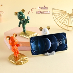 Quà tặng giá đỡ điện thoại, ipad gấu sành điệu tặng sinh nhật, tặng người yêu