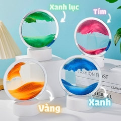 Quà tặng đèn ngủ cát chảy đèn nhiều màu tặng sinh nhật, tặng người yêu
