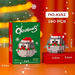 Quà tặng mô hình lắp ráp Noel trứng mini quà tặng noel, quà tặng người yêu