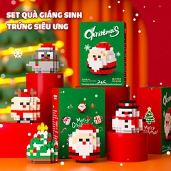 Quà tặng mô hình lắp ráp Noel trứng mini quà tặng noel, quà tặng người yêu