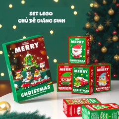 Quà tặng mô hình lắp ráp Giáng sinh Đội quân Ông già Noel tặng giáng sinh, tặng người yêu