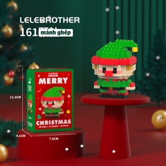 Quà tặng mô hình lắp ráp Giáng sinh Đội quân Ông già Noel tặng giáng sinh, tặng người yêu