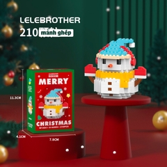 Quà tặng mô hình lắp ráp Giáng sinh Đội quân Ông già Noel tặng giáng sinh, tặng người yêu