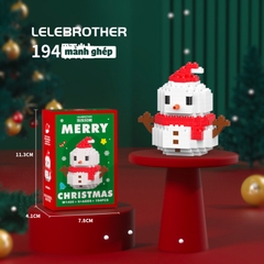 Quà tặng mô hình lắp ráp Giáng sinh Đội quân Ông già Noel tặng giáng sinh, tặng người yêu