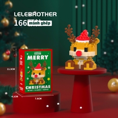 Quà tặng mô hình lắp ráp Giáng sinh Đội quân Ông già Noel tặng giáng sinh, tặng người yêu