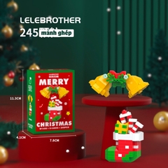Quà tặng mô hình lắp ráp Giáng sinh Đội quân Ông già Noel tặng giáng sinh, tặng người yêu