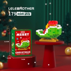 Quà tặng mô hình lắp ráp Giáng sinh Đội quân Ông già Noel tặng giáng sinh, tặng người yêu