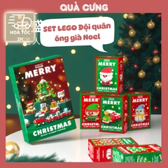 Quà tặng mô hình lắp ráp SET to Đội quân Ông già Noel tặng giáng sinh, tặng người yêu