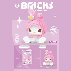 Quà tặng mô hình lắp ráp Thỏ Cute quà tặng dễ thương, quà tặng người yêu