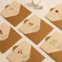 Set thiệp vintage, xinh xắn làm quà tặng kèm dịp sinh nhật, giáng sinh, các ngày lễ, ngày kỉ niệm