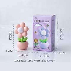 Quà tặng Đèn ngủ mini Bông hoa dễ thương dành tặng người yêu, bạn bè